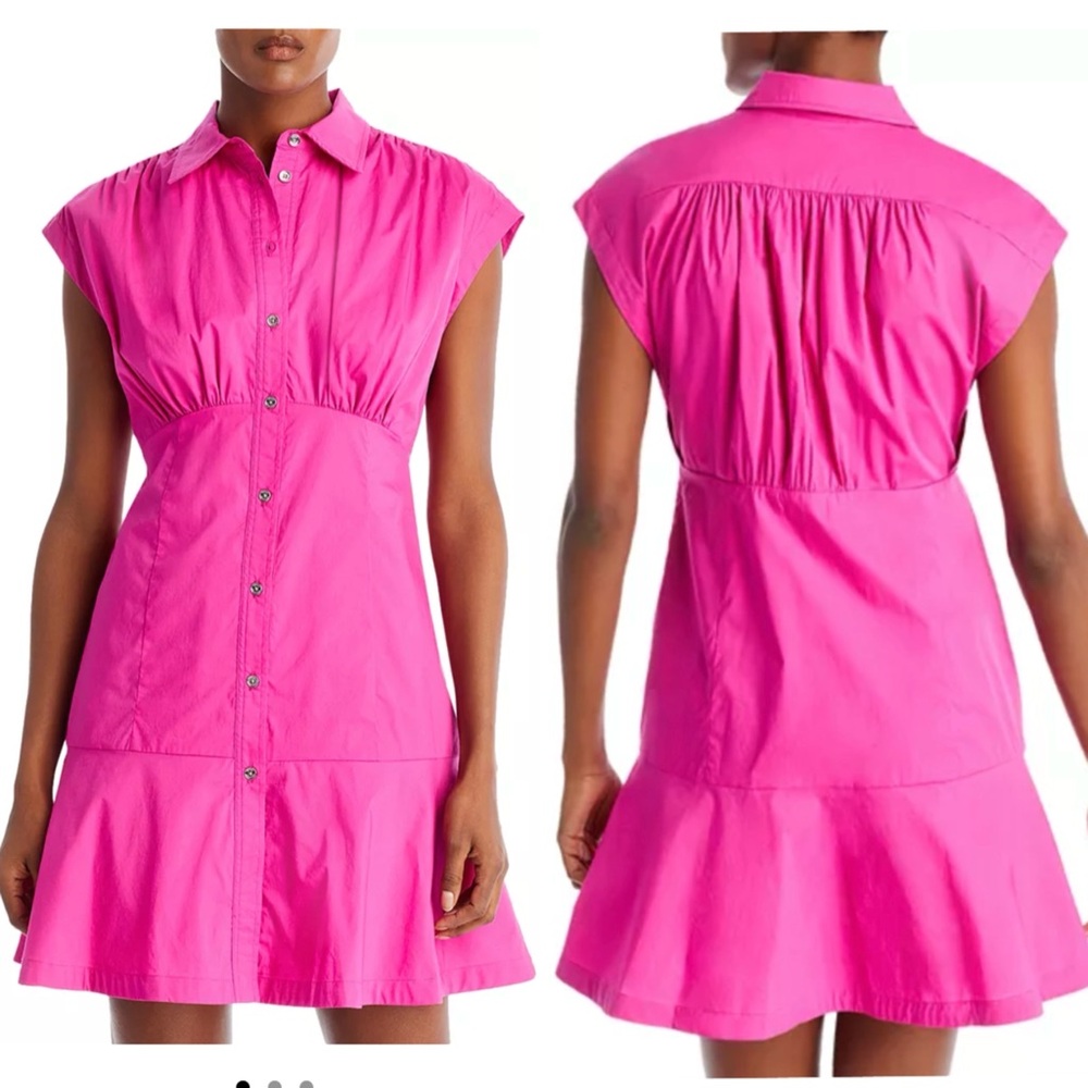 Michael Kors Bright Pink Button-Front - Picture 10 of 10
